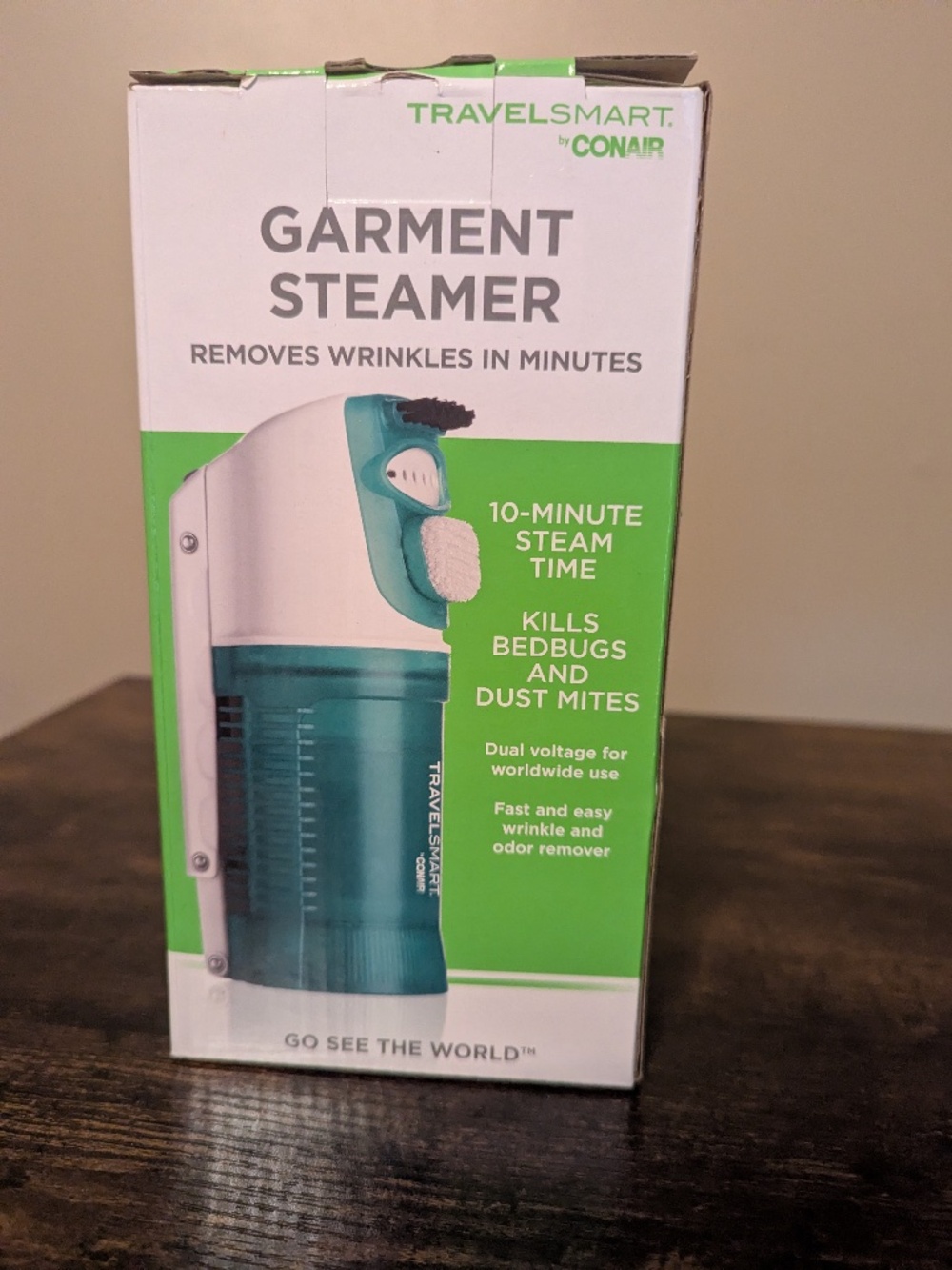 Travel Smart by Conair Garment Steamer 10-min. Steam Time Kills Bed Bugs & Mites